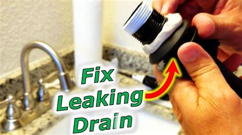 how to stop a bathroom sink from leaking|How to fix a leaking sink